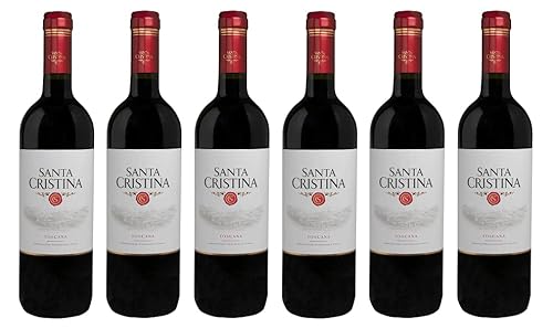 6x 0,75l - 2023er - Antinori - Santa Cristina - Rosso - Toscana I.G.P. - Italien - Rotwein trocken von Antinori