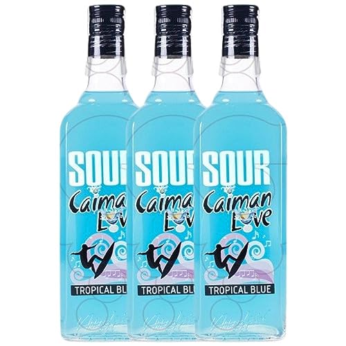 Schnaps Antonio Nadal Sour Caiman Love Tropical Blue 70 cl (Schachtel mit 3 Flaschen von 70 cl) von Antonio Nadal Destil·leries