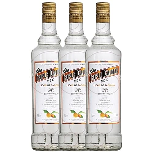 Triple Sec Antonio Nadal Caiman Taronja Rodona 1 L (Schachtel mit 3 Flaschen von 1 L) von Antonio Nadal Destil·leries