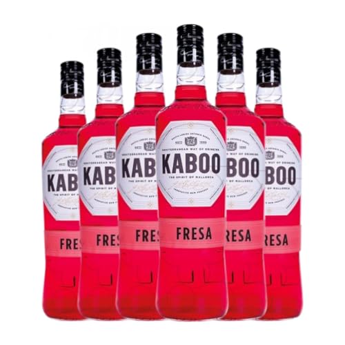 Liköre Antonio Nadal Kaboo Fresa 1 L (Karton mit 6 Flaschen von 1 L) von Antonio Nadal Destil·leries