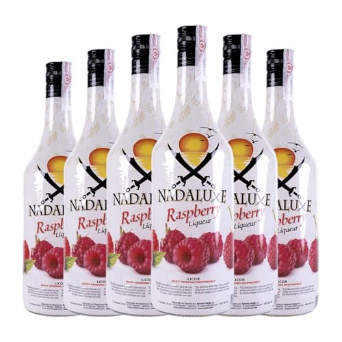 Liköre Antonio Nadal Nadaluxe Raspberry 1 L (Karton mit 6 Flaschen von 1 L) von Antonio Nadal Destil·leries