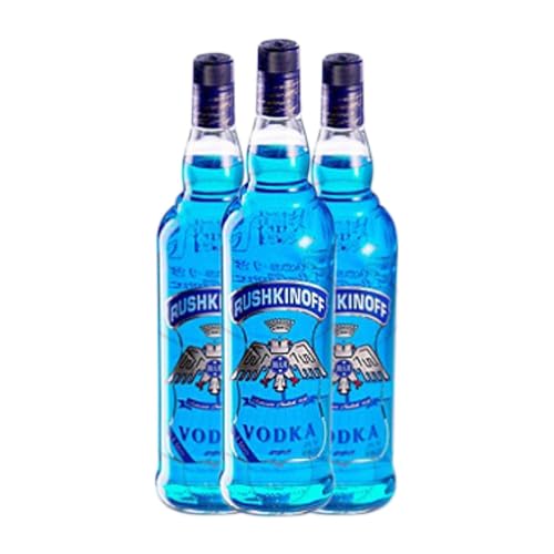 Wodka Antonio Nadal Rushkinoff Blue 1 L (Karton mit 3 Flaschen von 1 L) von Antonio Nadal Destil·leries