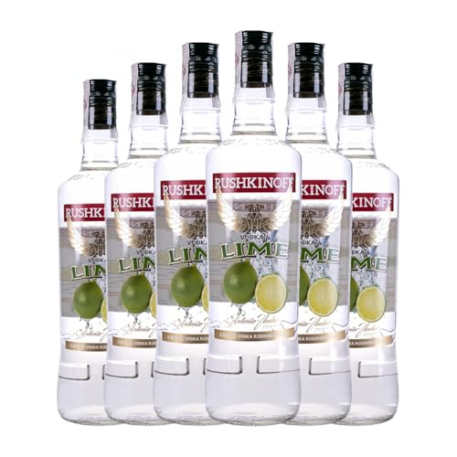 Wodka Antonio Nadal Rushkinoff Lime Kleine Flasche 20 cl (Karton mit 6 Kleine Flasche von 20 cl) von Antonio Nadal Destil·leries