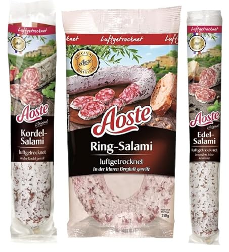 Aoste Salami-Mix luftgetrocknet ca. 725g von Aoste