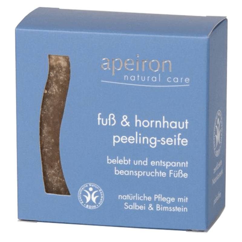 Fuß & Hornhaut Peeling-Seife, 100g von Apeiron