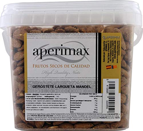 Aperimax Almendra Tostada - spanische geröstete Salzmandeln (1 x 1000 g) von Aperimax