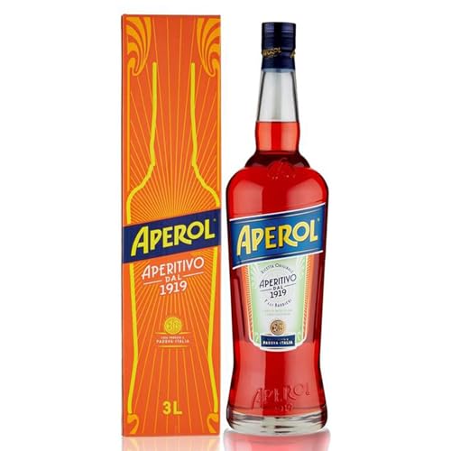 Aperol Aperitivo, 11% - Aperol Spritz – Italiens Nr. 1 Cocktail, 1 x 3 L - XL Flasche von Aperol