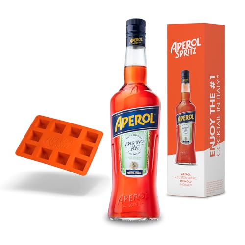 Aperol Aperitivo Geschenkset - 1 x 0,7 l - Aperol im Set mit Eiswürfelform - 11% Vol. Alkohol von Aperol