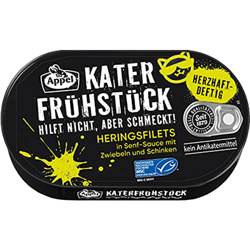 Appel Heringsfilet Katerfrühstück in herzhaft deftiger Senf Sauce 200g von Appel Feinkost GmbH & Co. KG