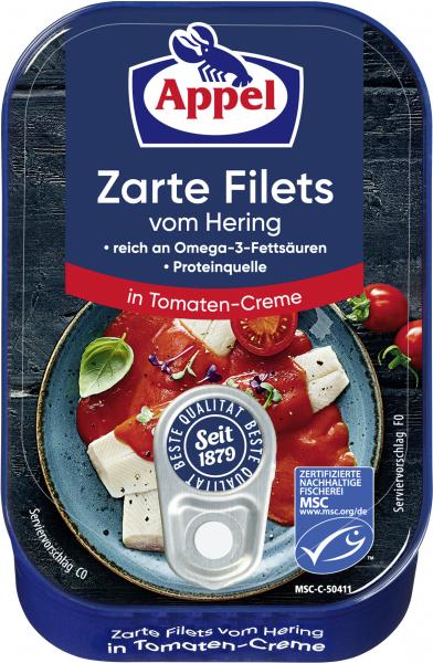 Appel Heringsfilets in Tomaten-Creme von Appel