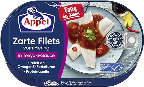 Appel Zarte Filets MSC vom Hering in Teriyaki-Sauce, 190 g von Appel