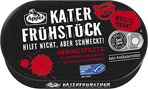 Appel Zarte Filets vom Hering Karterfrühstück Tomate 200g (Packung mit 6) von Appel