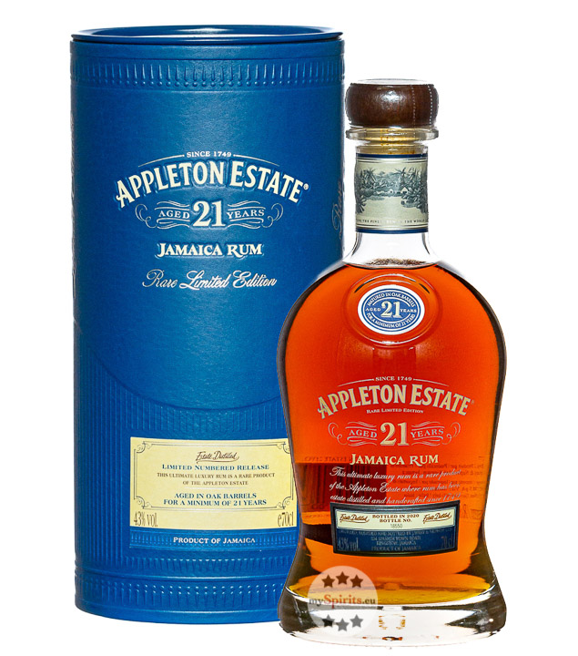 Appleton Estate 21 Jahre Jamaica Rum (43 % Vol., 0,7 Liter) von Appleton Estate Jamaica Rum
