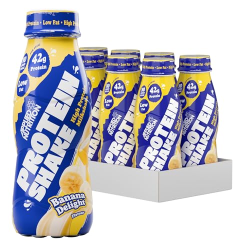 High Protein Shake, Banana Delight - 8 x 500 ml. von Applied Nutrition