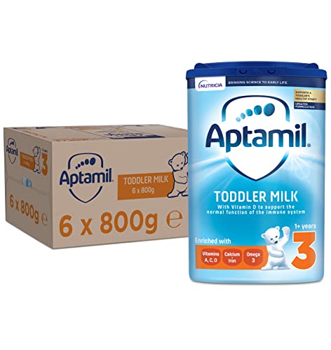 Aptamil Growing up Milk Stage 3, 1-2 Years, 800 g, Pack of 6 von Aptamil