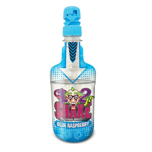 Dr. Sour 1 2 Shake Blue Raspberry - 0,33L | Blaubeer-Himbeer-Geschmack mit Twist: Drücken, schütteln, Farbe aktivieren! | Interaktiver Spaß für Kinder - Farb- & Geschmacks-Überraschung! von ArBo-Living