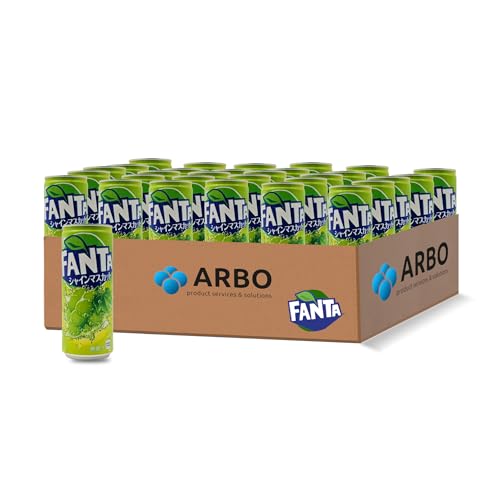 Fanta Light Musqat Grape 250ml Dosen 30er Pack - süße helle Traube - Japan Edition - intensiver Traubengeschmack mit feiner Kohlensäure versetzt - ArBo Living Quality von ArBo-Living