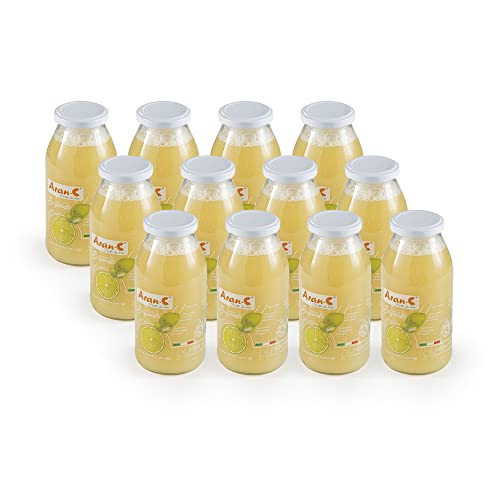 AranC BIO Kalabrischer Bergamottensaft, Reiner Saft, Frisches Durstlöscher, Ohne Zucker und Konservierungsstoffe, 12 Flaschen à 500 ml von Aran-C agrumi da bere 100% di calabria