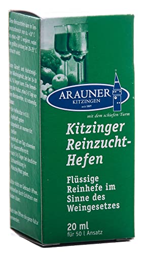 Arauner Kitzinger Reinzucht-Hefen Malaga, Art. 0009, für 50 Liter von Arauner