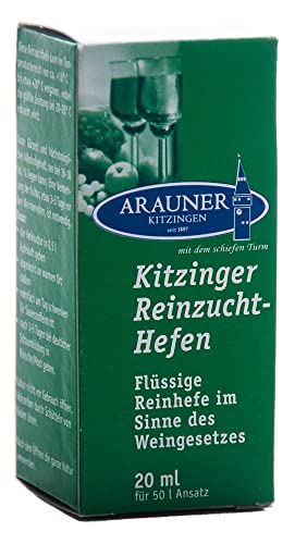 Arauner Kitzinger Reinzucht-Hefen Portwein, Art. 0007, für 50 Liter von Arauner