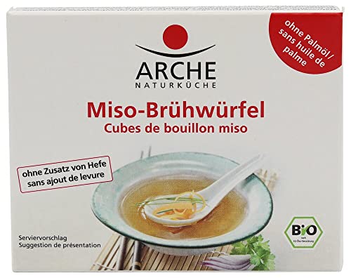 Arche Naturküche Bio Miso-Brühwürfel, Cubes de bouillon miso (6 x 80 gr) von Arche