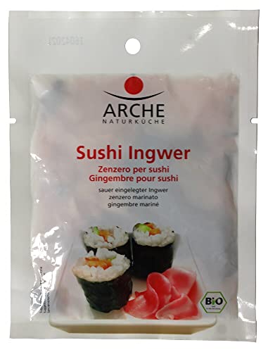 Arche Naturküche Bio Sushi Ingwer, Gingembre pour sushi (6 x 105 gr) von Arche Naturküche