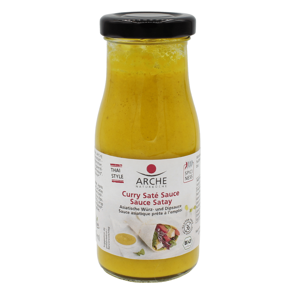 Bio Curry Saté Sauce von Arche Naturküche