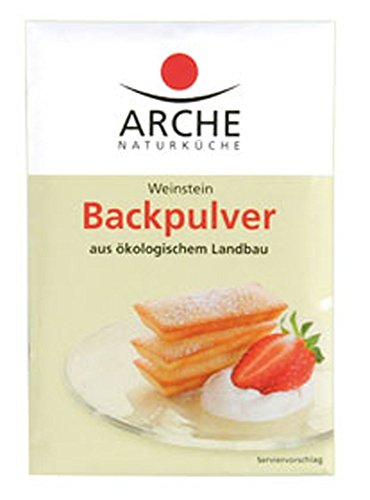 5er-SET Weinstein-Backpulver (3 Päck. je 18g), mit biolog. MaisstärkeArche von Arche