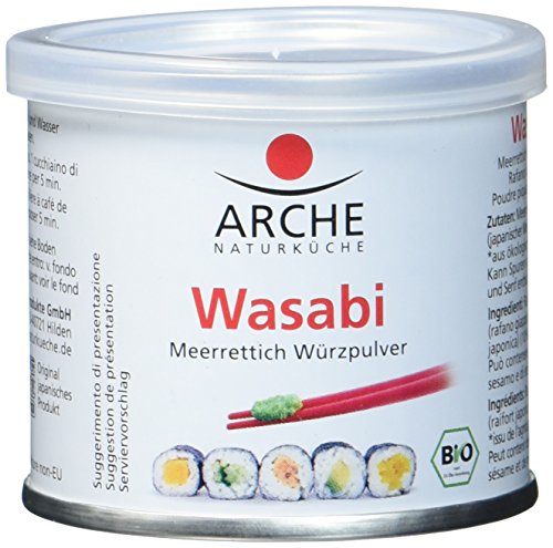 Arche Bio Wasabi Meerrettich Würzpulver zum Anrühren, 2er Pack (2 x 25 g) von Arche
