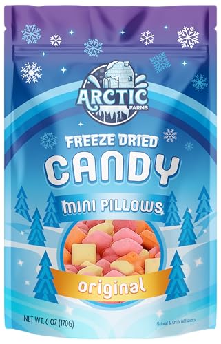 Arctic Farms Gefriergetrocknete Süßigkeiten-Kissen, verpackt und verpackt + gratis Starburst (sortiert, 170 ml) von Arctic Farms