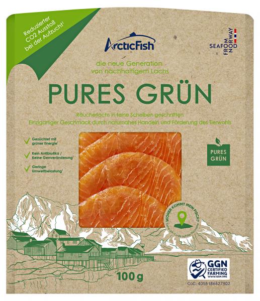 ArcticFish Pures Grün Räucherlachs von ArcticFish