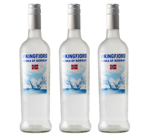 Arcus Vikingfjord Vodka 37,5 Vol.-% - fünffach destillierter Vodka aus Norwegen (3 x 0,7 l) von Arcus