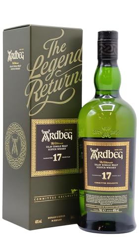 Ardbeg 17 Years Old The Ultimate Committee Exclusive Islay Single Malt 40% Vol. 0,7l in Geschenkbox von Ardbeg