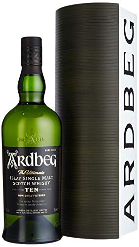 Ardbeg TEN Warehouse Edition mit Geschenkverpackung Whisky (1 x 0.7 l) von Ardbeg