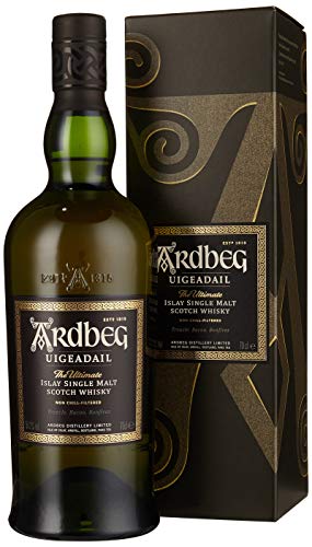 Whisky Ardbeg Uigeadail in Geschenkverpackung (1 x 0.7 l) von Ardbeg