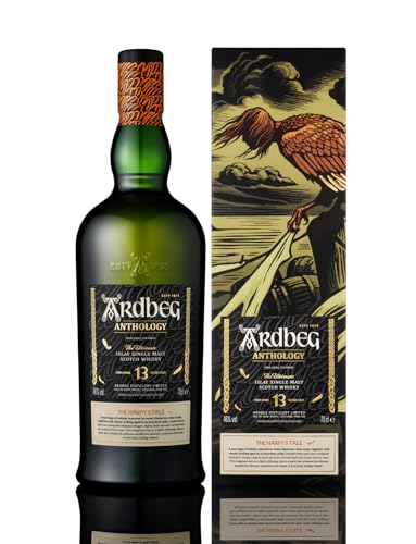 Ardbeg Anthology - "The Harpy‘s Tale" 13 Years Old - Limited Edition Islay Single Malt Scotch Whisky 0.7 l 46% vol inkl. LOVEVINO Silver Sticker von ArdbegWhisky