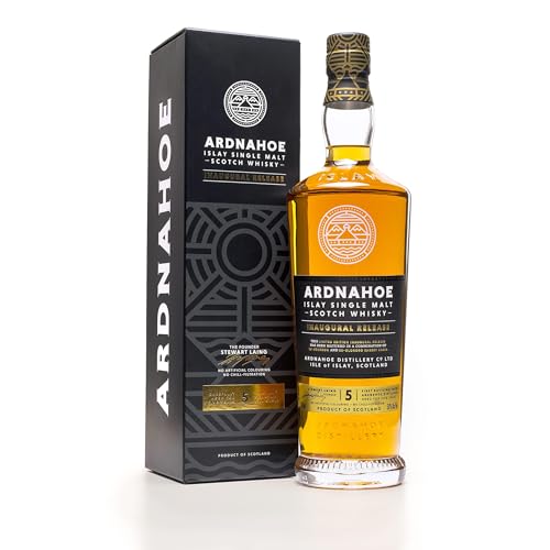 Ardnahoe | Inaugural Release | 5 Jahre | Islay Single Malt Scotch Whisky | harmonischer fruchtig-rauchiger Geschmack | 50% Vol | 700 ml Einzelflasche von Ardnahoe