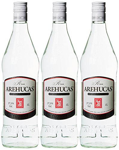 Arehucas Ron, Carta Blanca, Canarische Inseln, White (3 x 1 l) von Arehucas