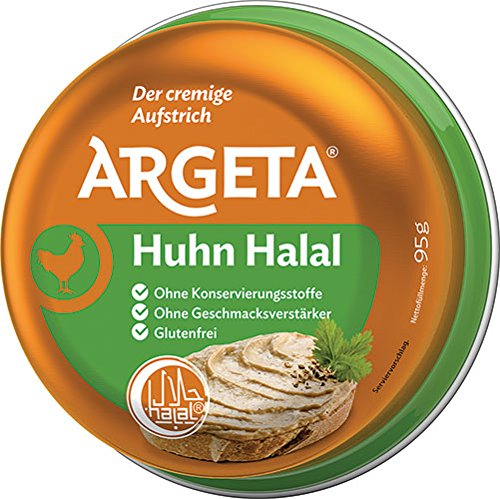 12x Argeta - Huhn Halal, Aufstrich - 95g von Argeta