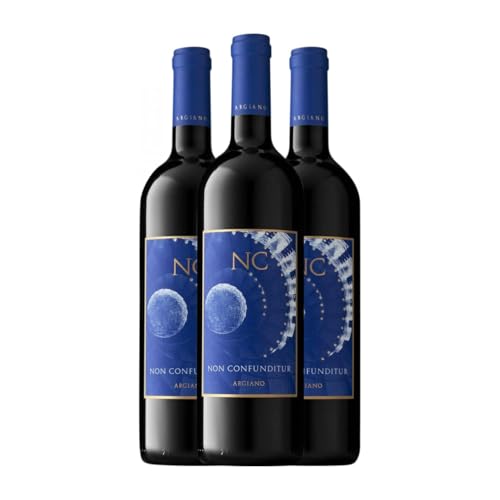 Argiano Non Confunditur Toscana 75 cl Rotwein (Karton mit 3 Flaschen von 75 cl) von Argiano