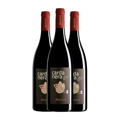 Argiolas Cardanera Carignan Carignano del Sulcis 75 cl Rotwein (Karton mit 3 Flaschen von 75 cl) von Argiolas