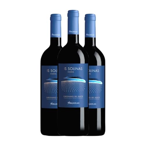 Argiolas Is Solinas Carignano del Sulcis Reserve 75 cl Rotwein (Karton mit 3 Flaschen von 75 cl) von Argiolas