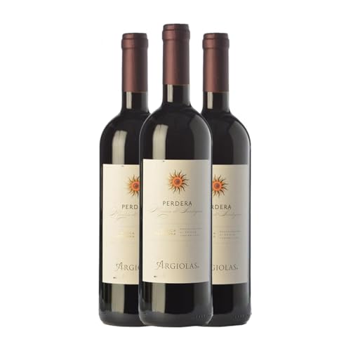 Argiolas Perdera Monica di Sardegna 75 cl Rotwein (Karton mit 3 Flaschen von 75 cl) von Argiolas