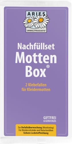 Nachfüllset Mottenbox 2 Klebefallen von ARIES