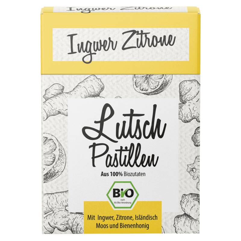 Bio Lutsch-Pastillen Ingwer-Zitrone von Aries