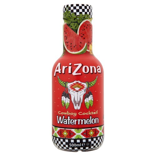 AriZona, Cowboy Cocktail, Eistee mit Wassermelonengeschmack, 500 ml von Arizona