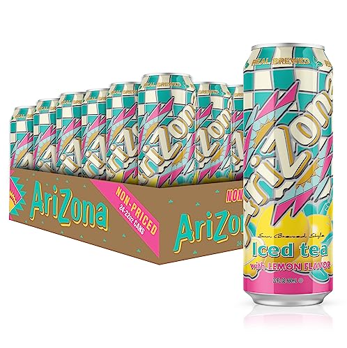 AriZona Zitronentee – große Dose, 600 ml, 24 Stück von Arizona