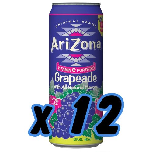 Arizona Grapeade (12x 680ml) inkl. 3,00 Euro DPG-Pfand von Arizona