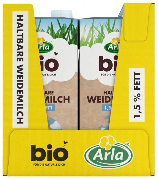 Arla Bio haltbare Weidemilch 1,5% Fett von Arla