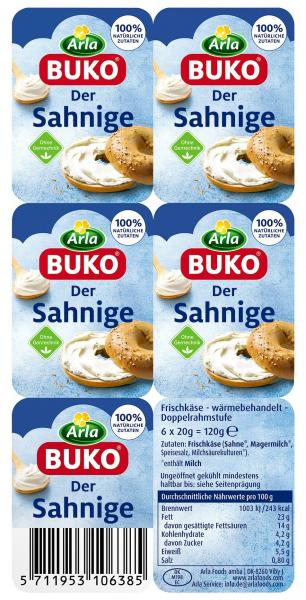 Arla Buko Frischkäse Der Sahnige Singlepack von Arla